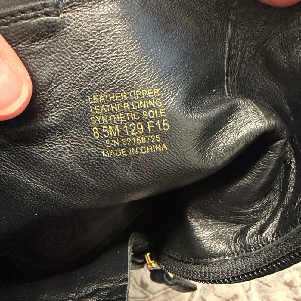 Tory Burch black pebbled